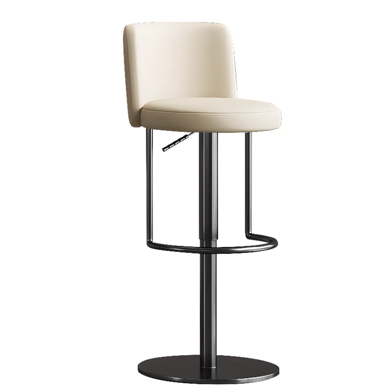 Modern Stainless Steel Swivel Bar Stool Adjustable Height