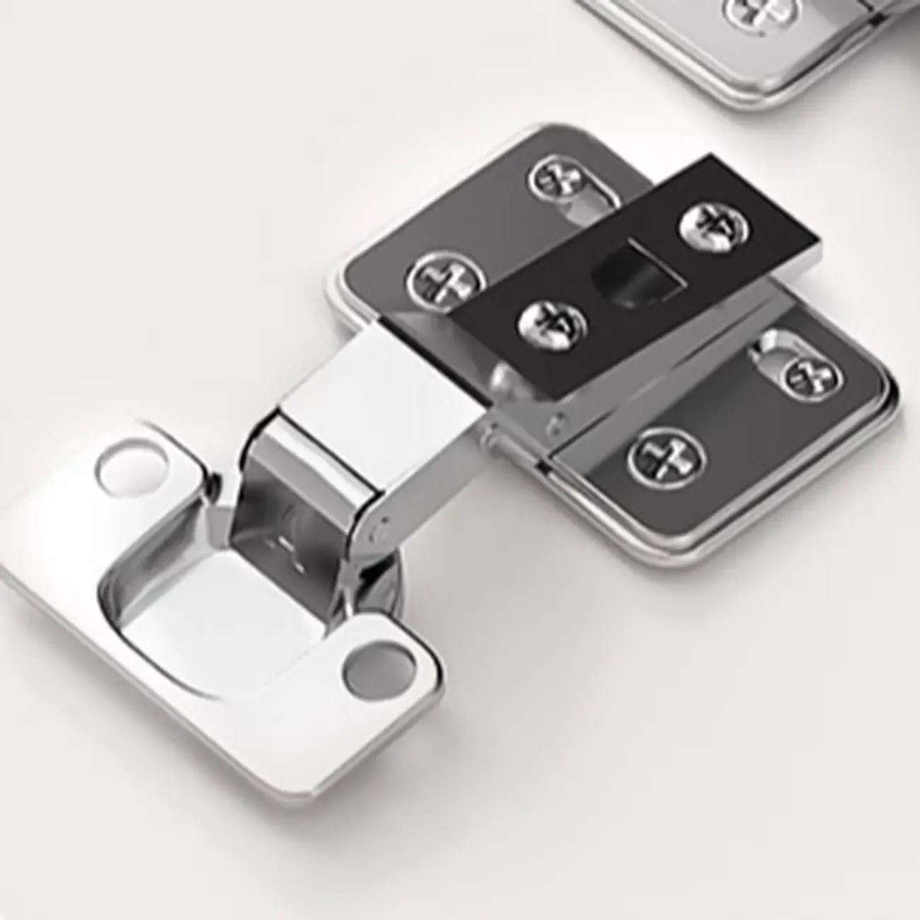 Cubical Solid Wood Double Drawer Nightstand in Nut-Brown