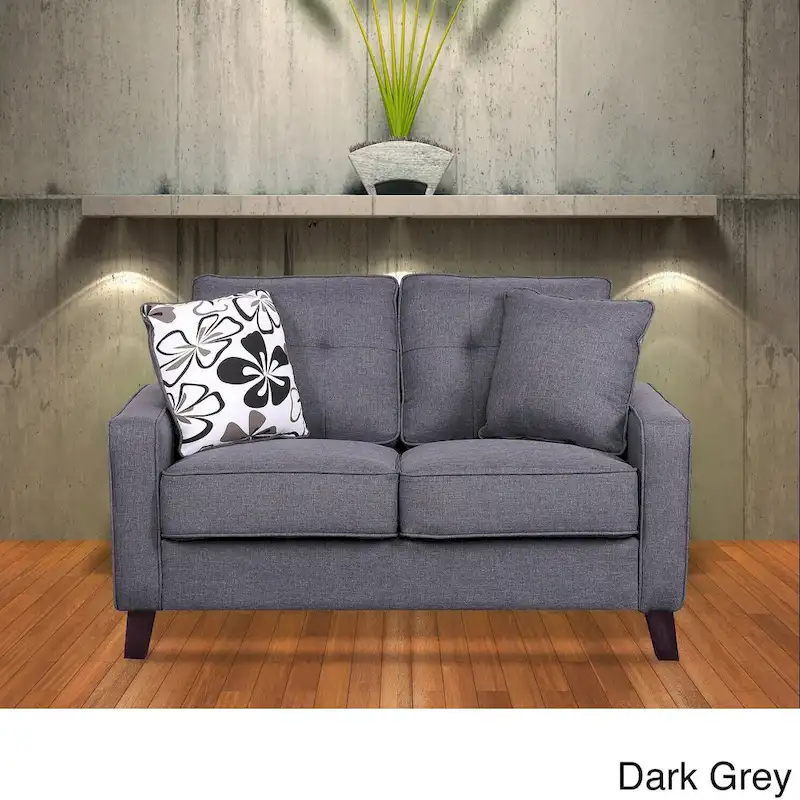 Mid-century Fabric Loveseat