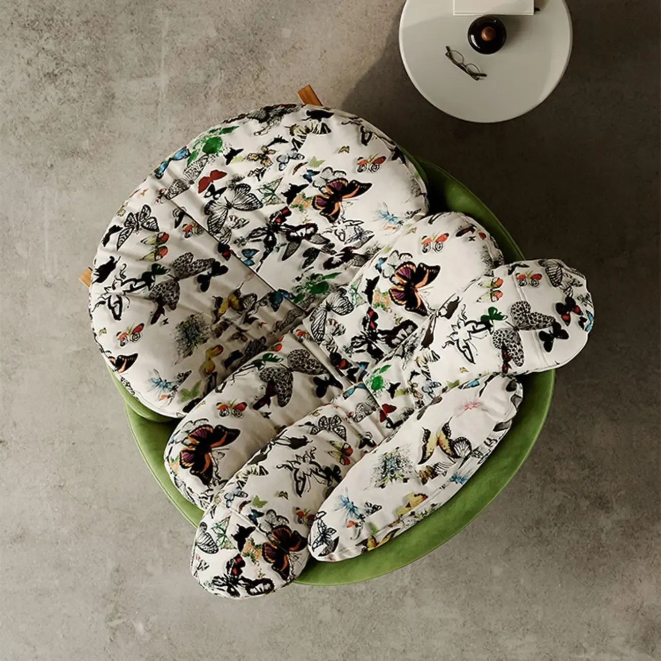 Modern Ergonomic Upholstered Rocking Chair Optional Ottoman