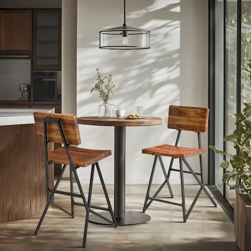 INK+IVY Trestle Counter Stool