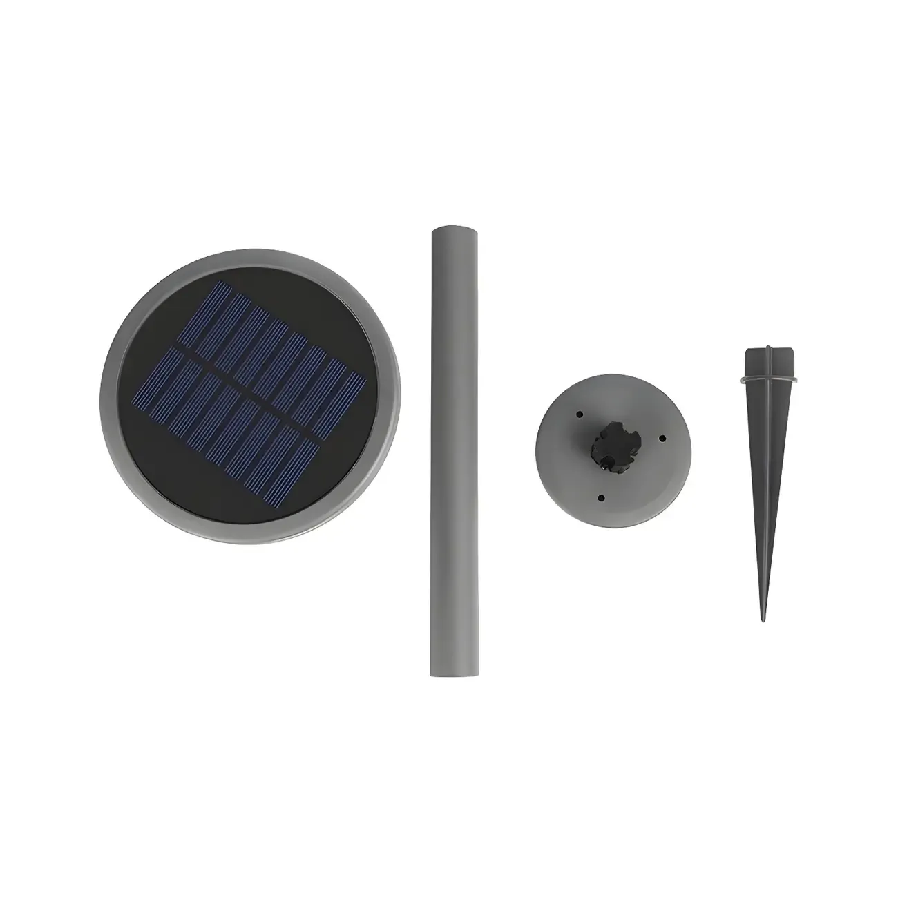 Modern Solar Hemisphere Clear Shade Landscape Lighting