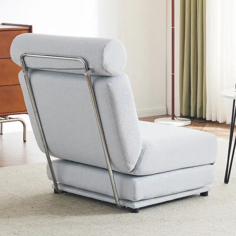 Single Sofa Chair Foldable Single Sofa Bed with Pillow
