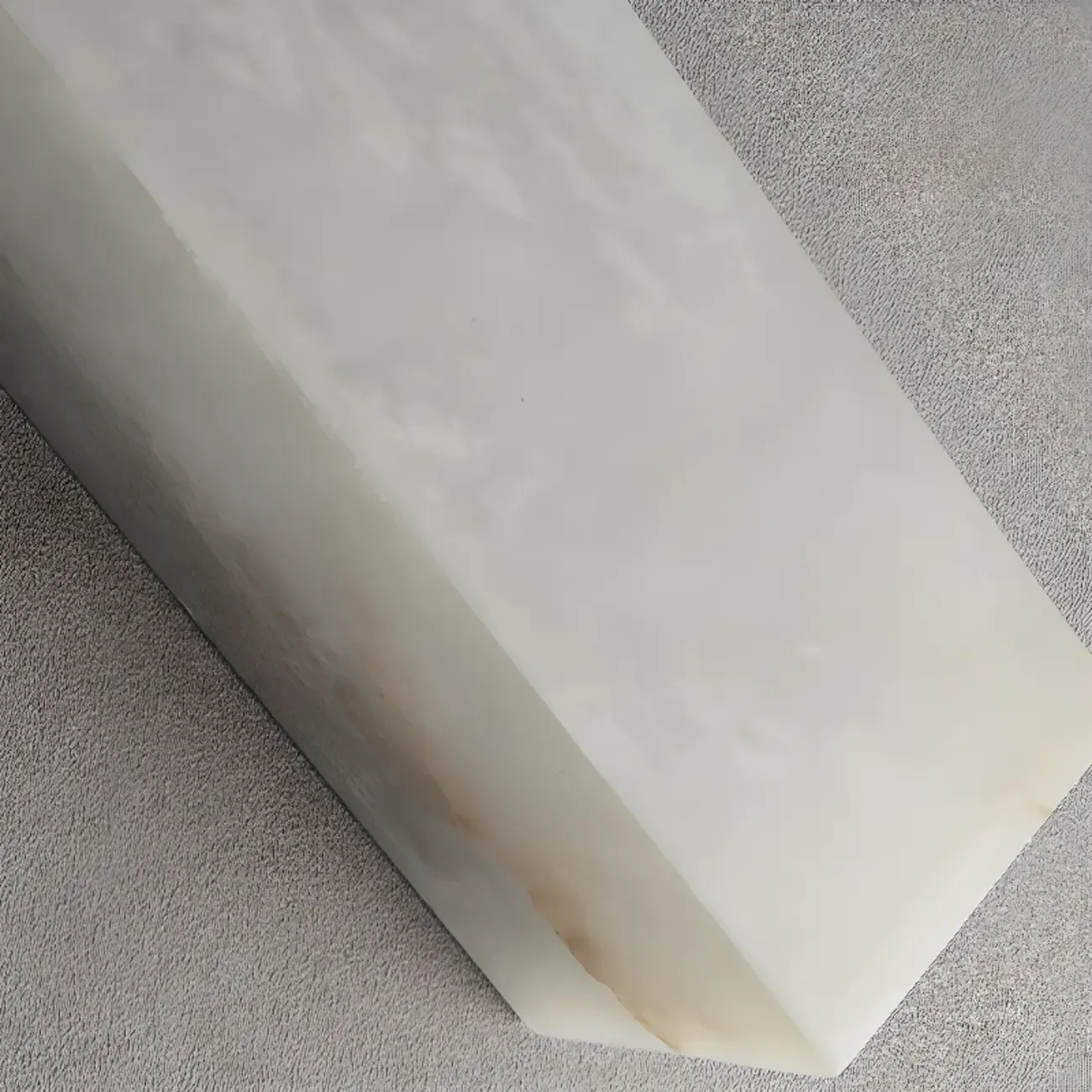 Rectangular Warm Glow Resin Kitchen Island Pendant Light