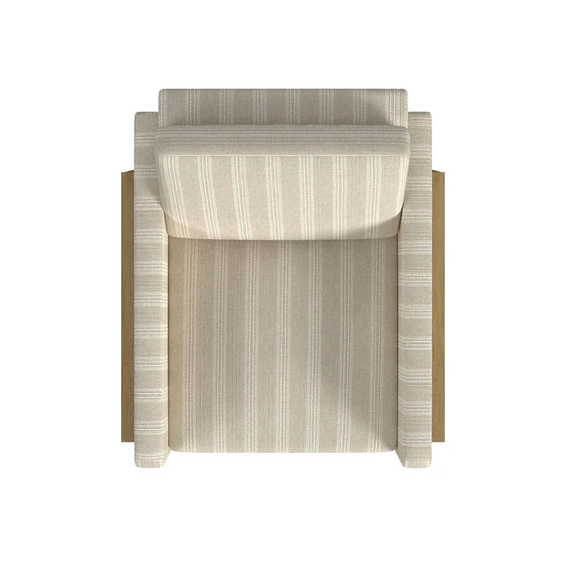 HomePop Modern Wood Frame Accent Chair