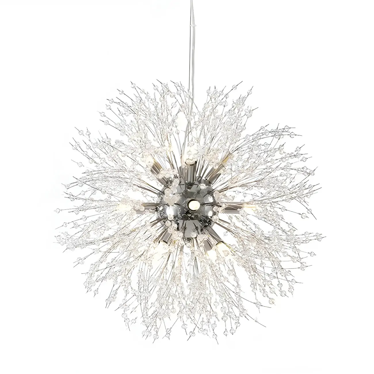 Adjustable Modern Gold Crystal Explosion Sputnik Chandelier