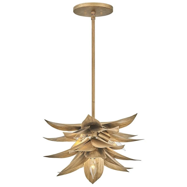 Fredrick Ramond FR30811 Agave 4 Light 16  Wide Convertible Pendant