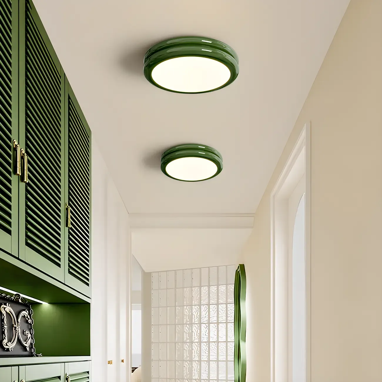 Dimmable Circular Flush LED Ceiling Light for Living Room