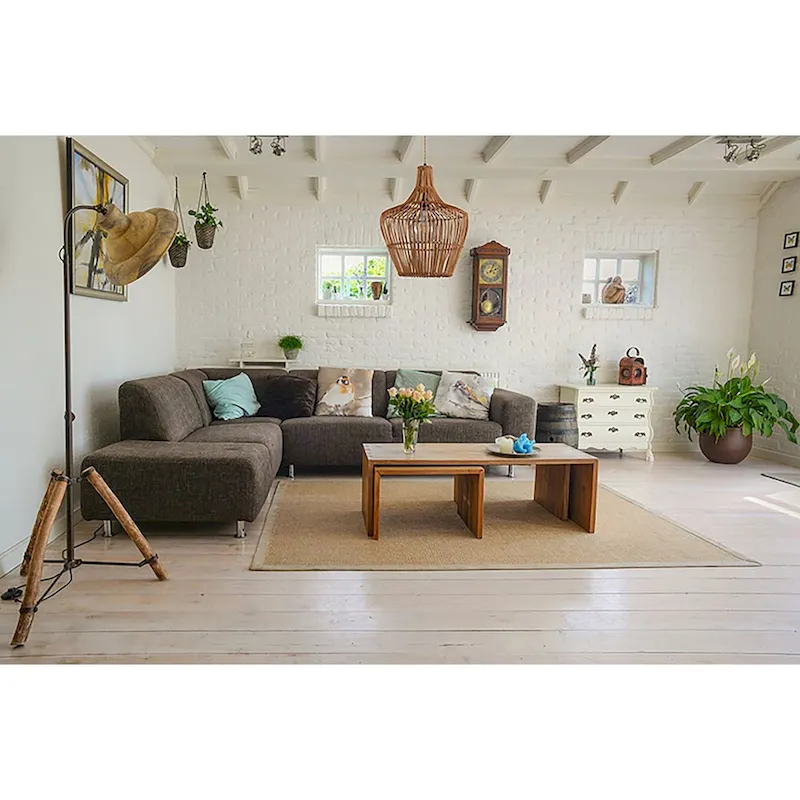 Ailsa Handmade Bohemian Rattan Pendant Lamp - 19.7  x 15.7