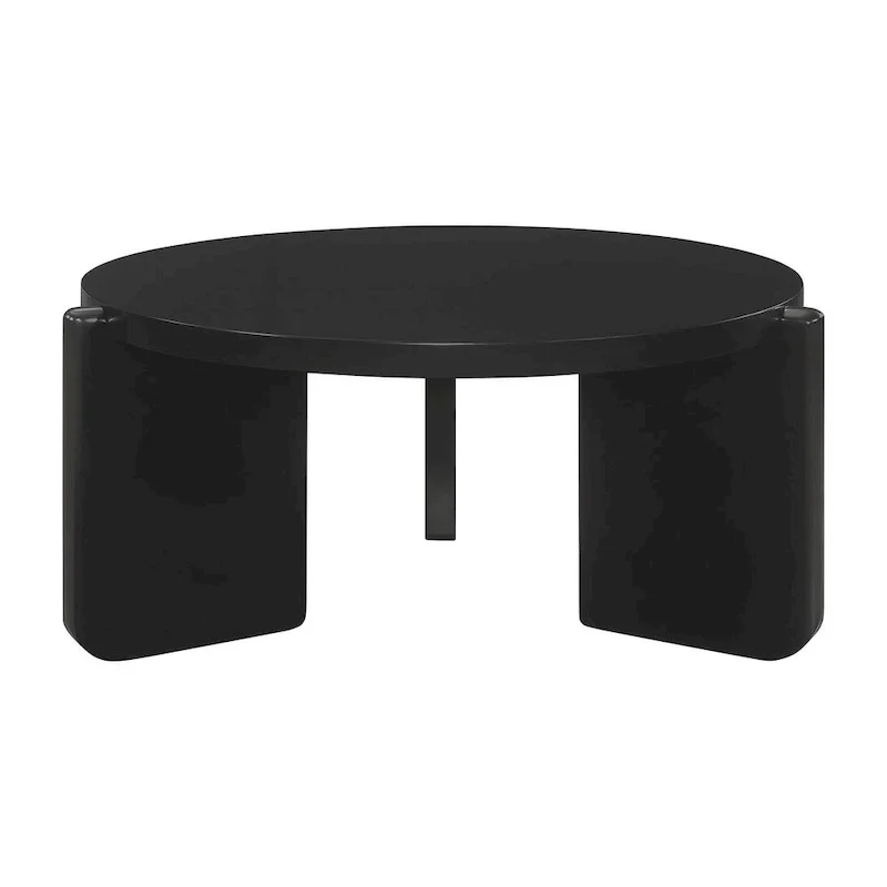 Harrison Black Round Coffee Table