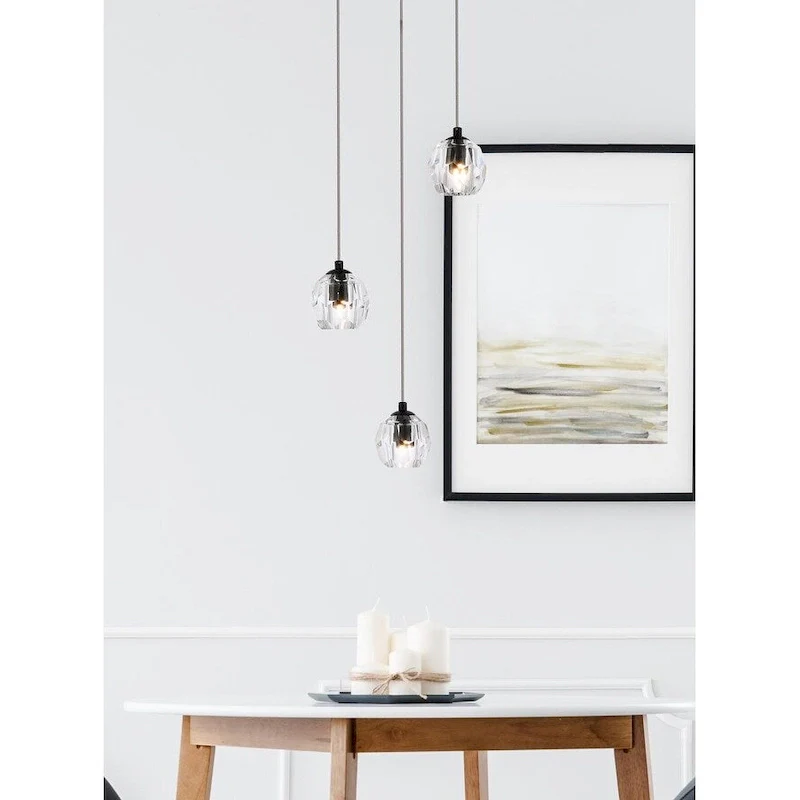 Ella 12-Inch 3-Lights Pendant - N/A