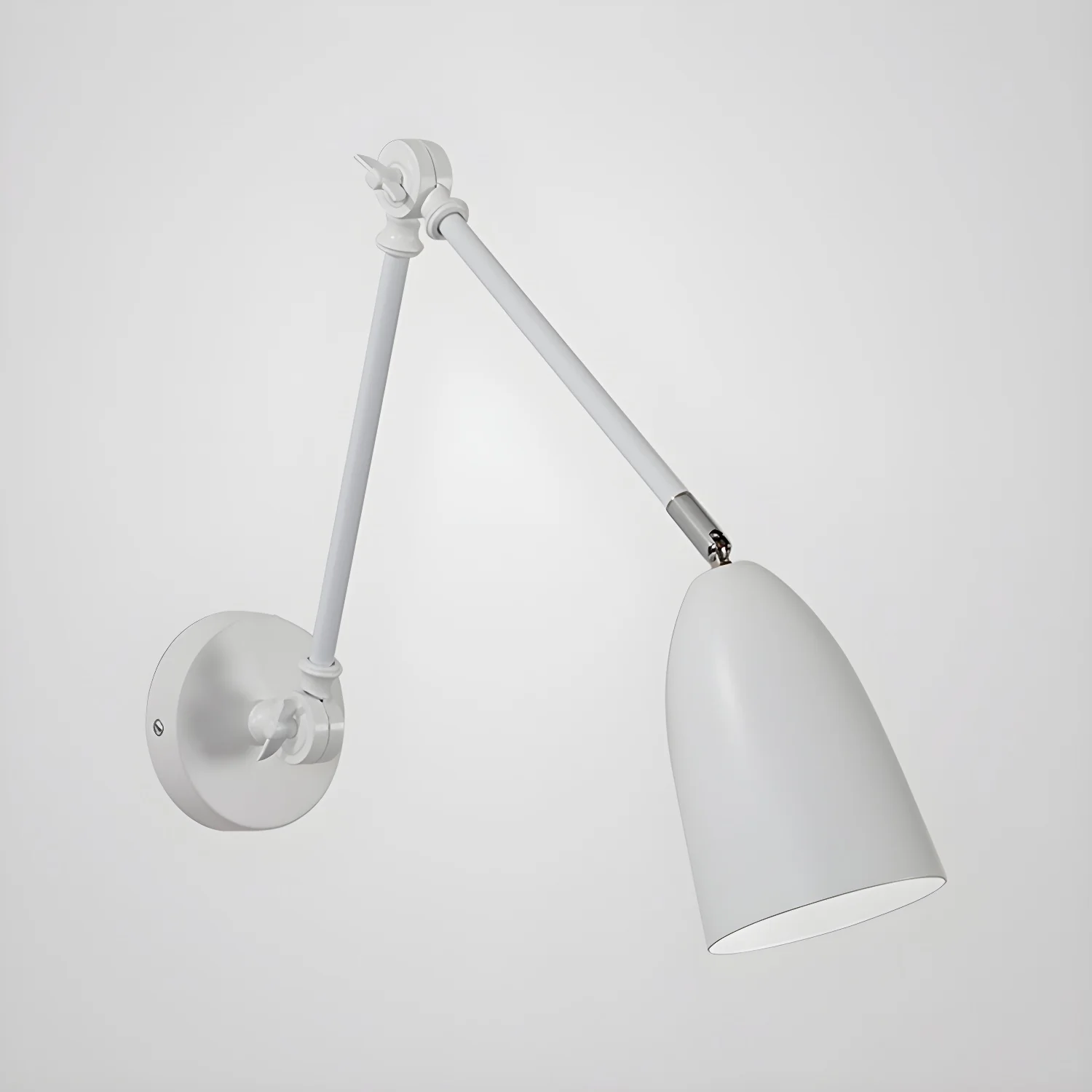 Modern Simple Metal Adjustable Swing Arm Wall Light