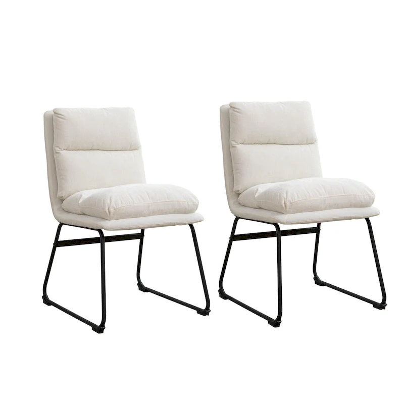 Upholstered Dining Chairs, Set of 2