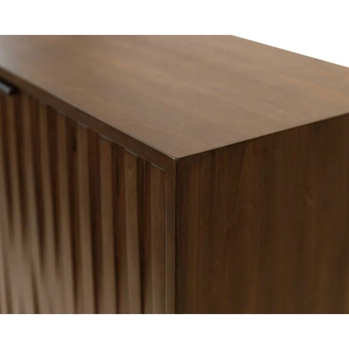 Mid-century Modern Console/Credenza, Office Console, Accent Credenza, Brown