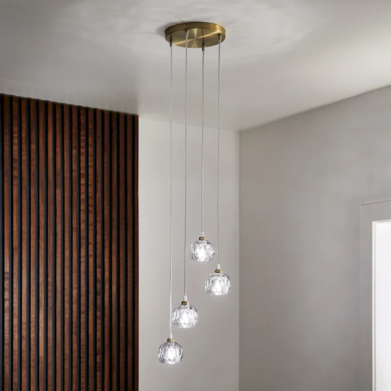 Galway Round Crystal LED Pendant / Chandelier by iNSPIRE Q Bold