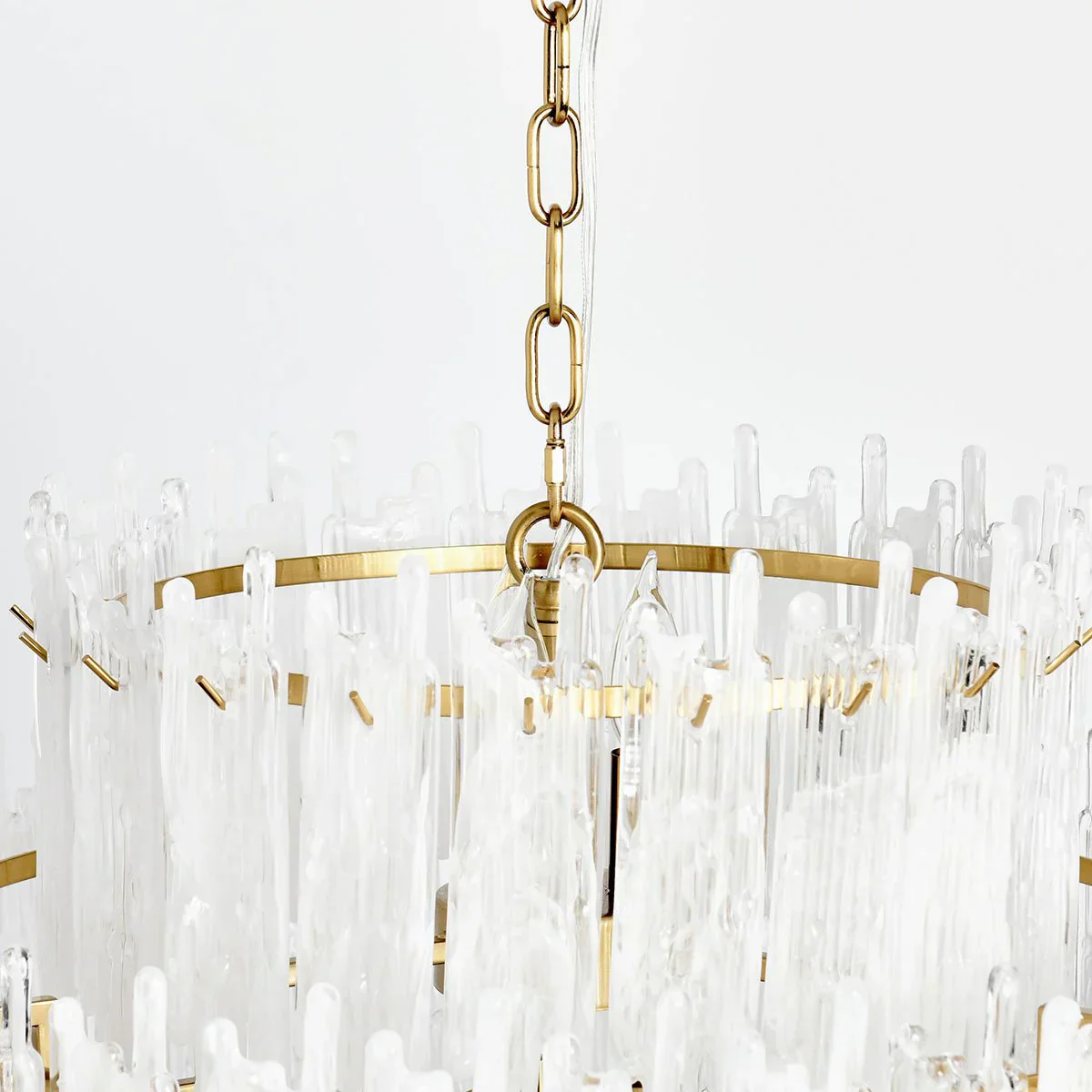 Everly Glass Round Chandelier