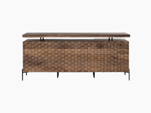 RAFFAEL DESK-ANTIQUE BROWN