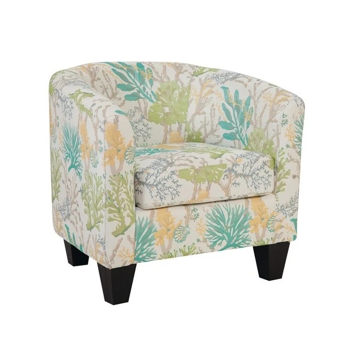 Grafton Home Enzo Upholstered Accent Barrel Chair