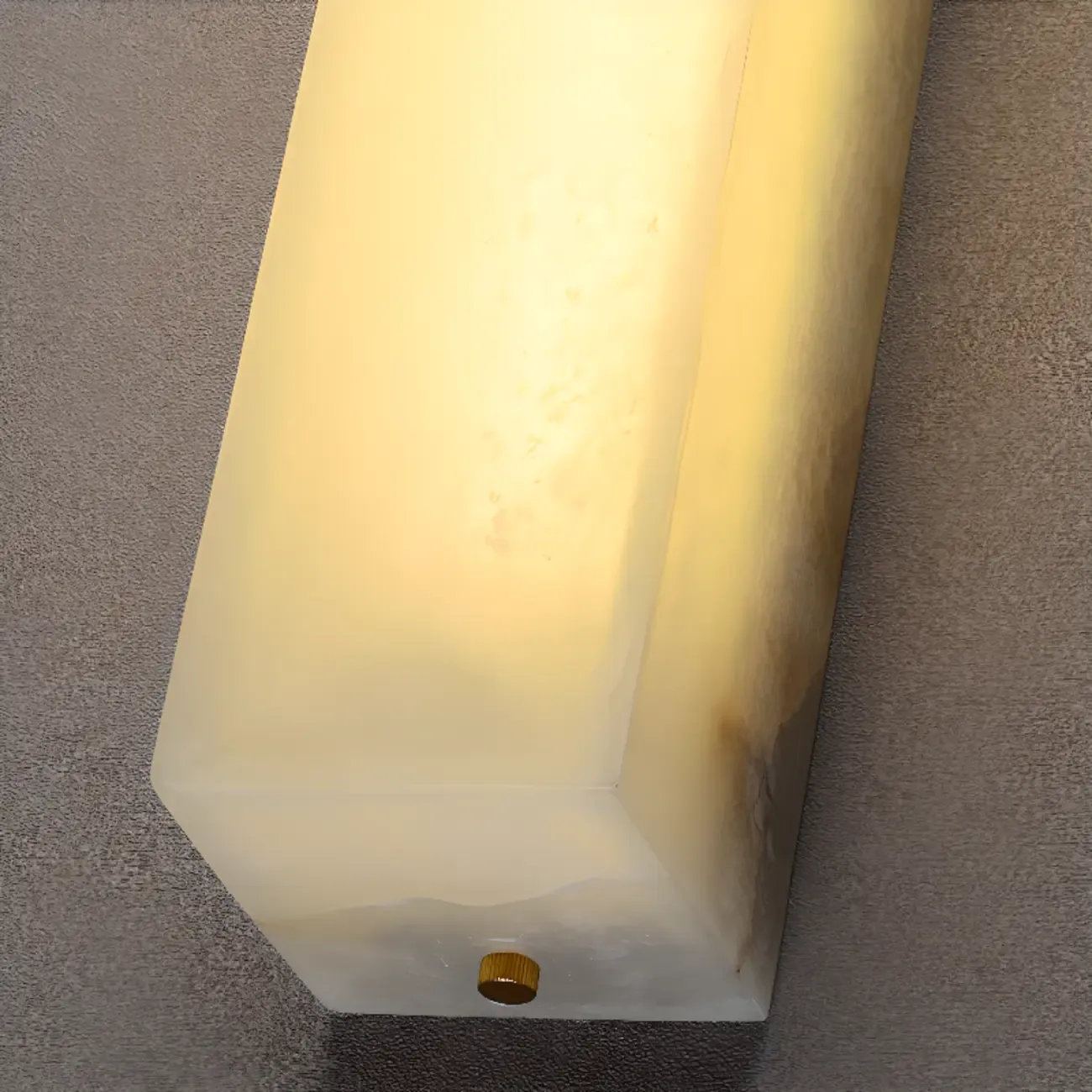 Rectangular Warm Glow Resin Kitchen Island Pendant Light
