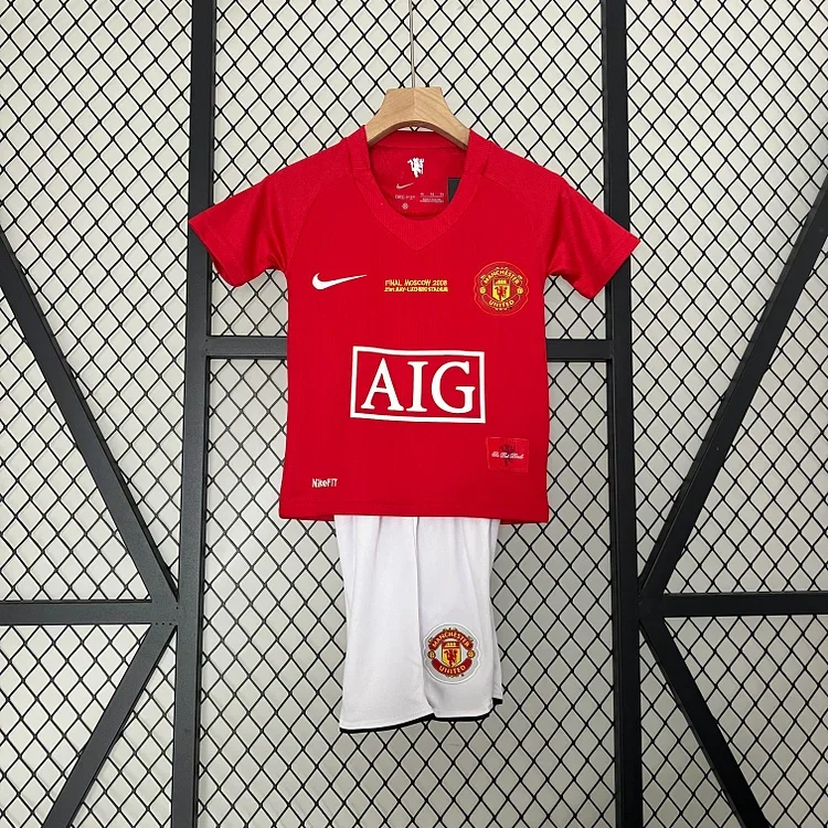 KIT ENFANT Manchester United rétro 2008