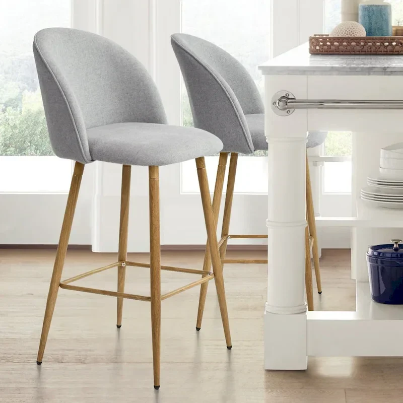 Upholstered 26 inch Counter Stool (Set of 2) - 37.6x16.7x16.7