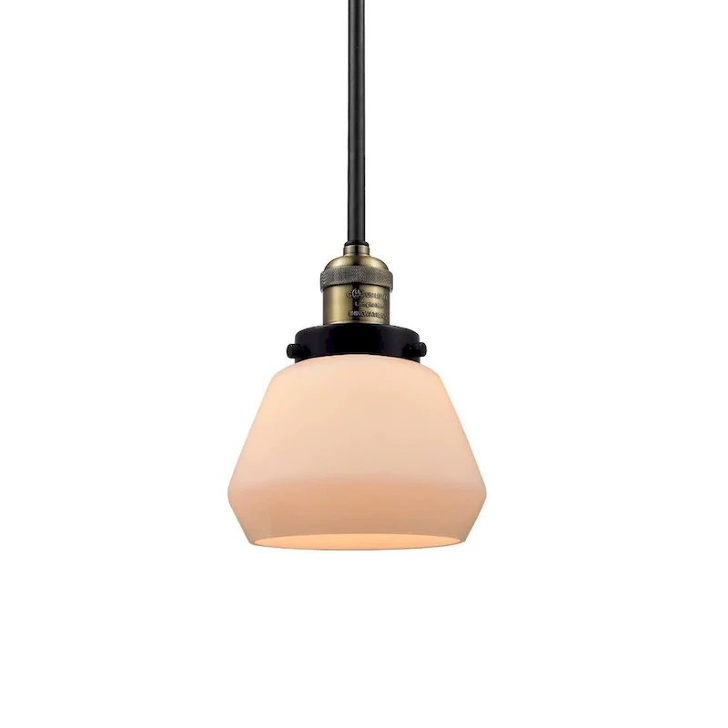 Innovations Lighting Fulton Single Light 7  Wide Mini Pendant with