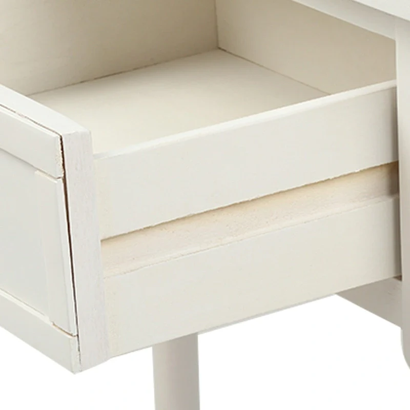 Console Table with Two Drawers and Bottom Shelf