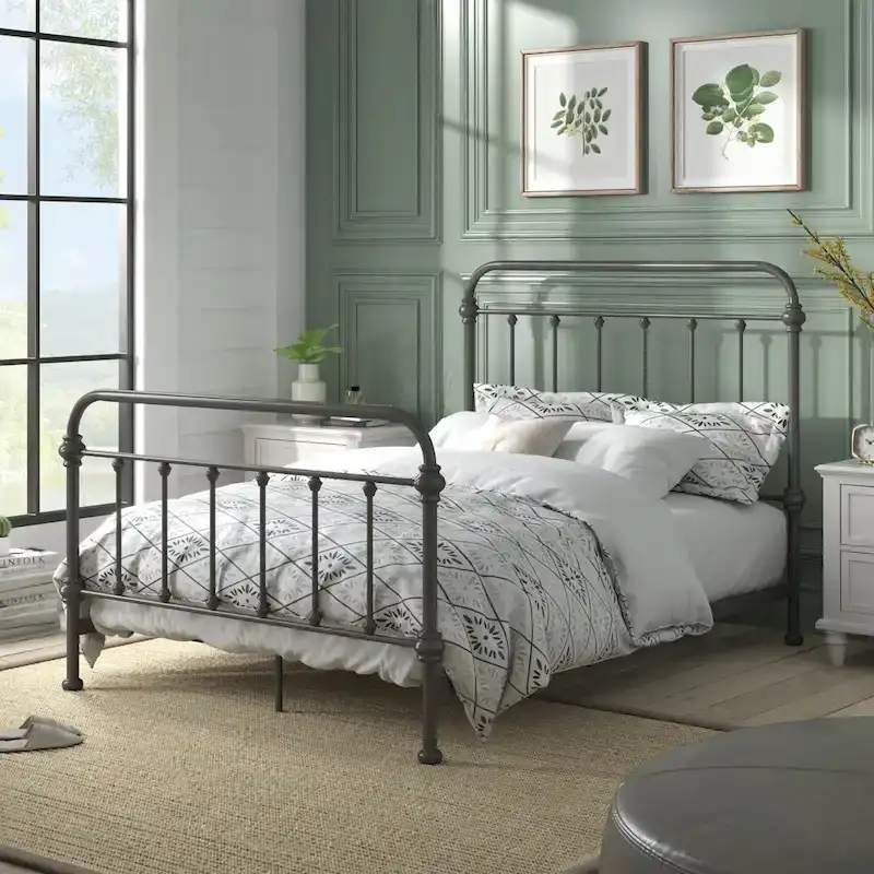 Sigulda Graceful Lines Victorian Metal Bed