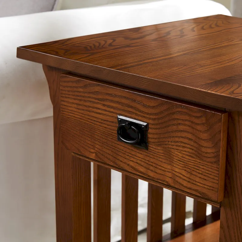 Leick Home Mission Impeccable End Table with Drawer