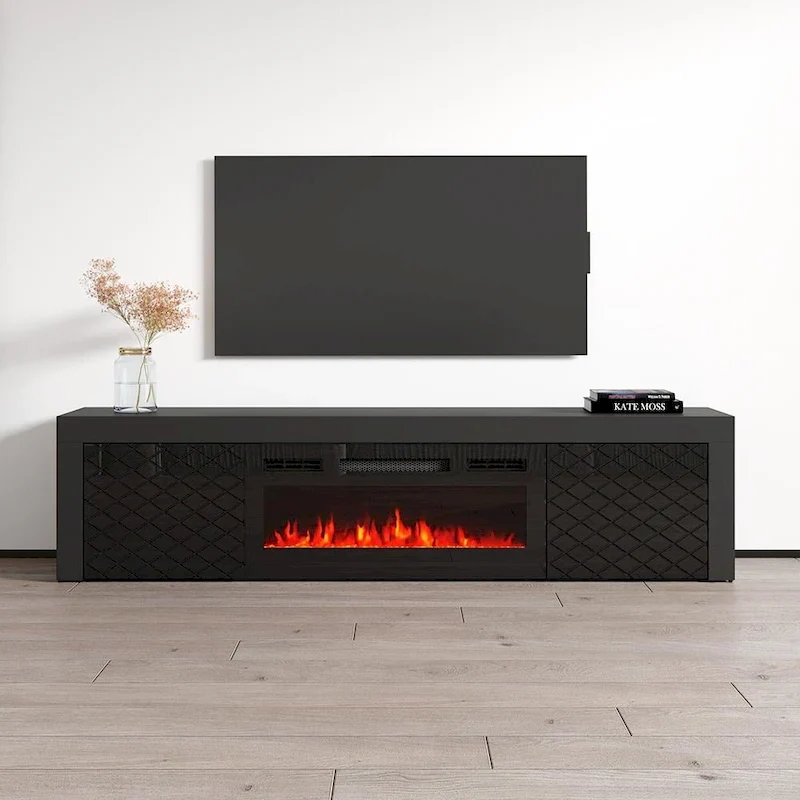 Dia BL-EF Electric Fireplace 71 TV Stand