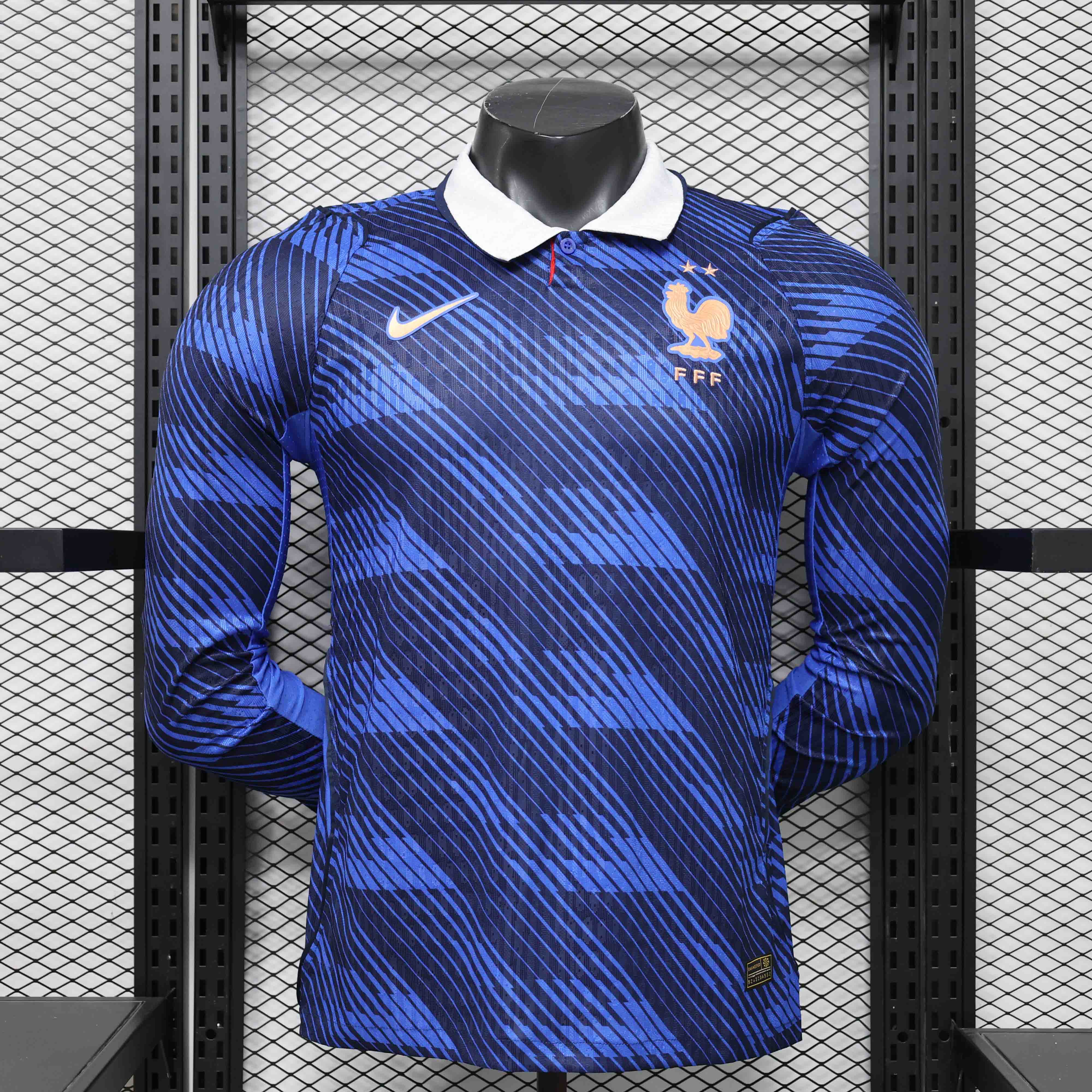 Maillot France domicile manches longues Coupe du monde 2026