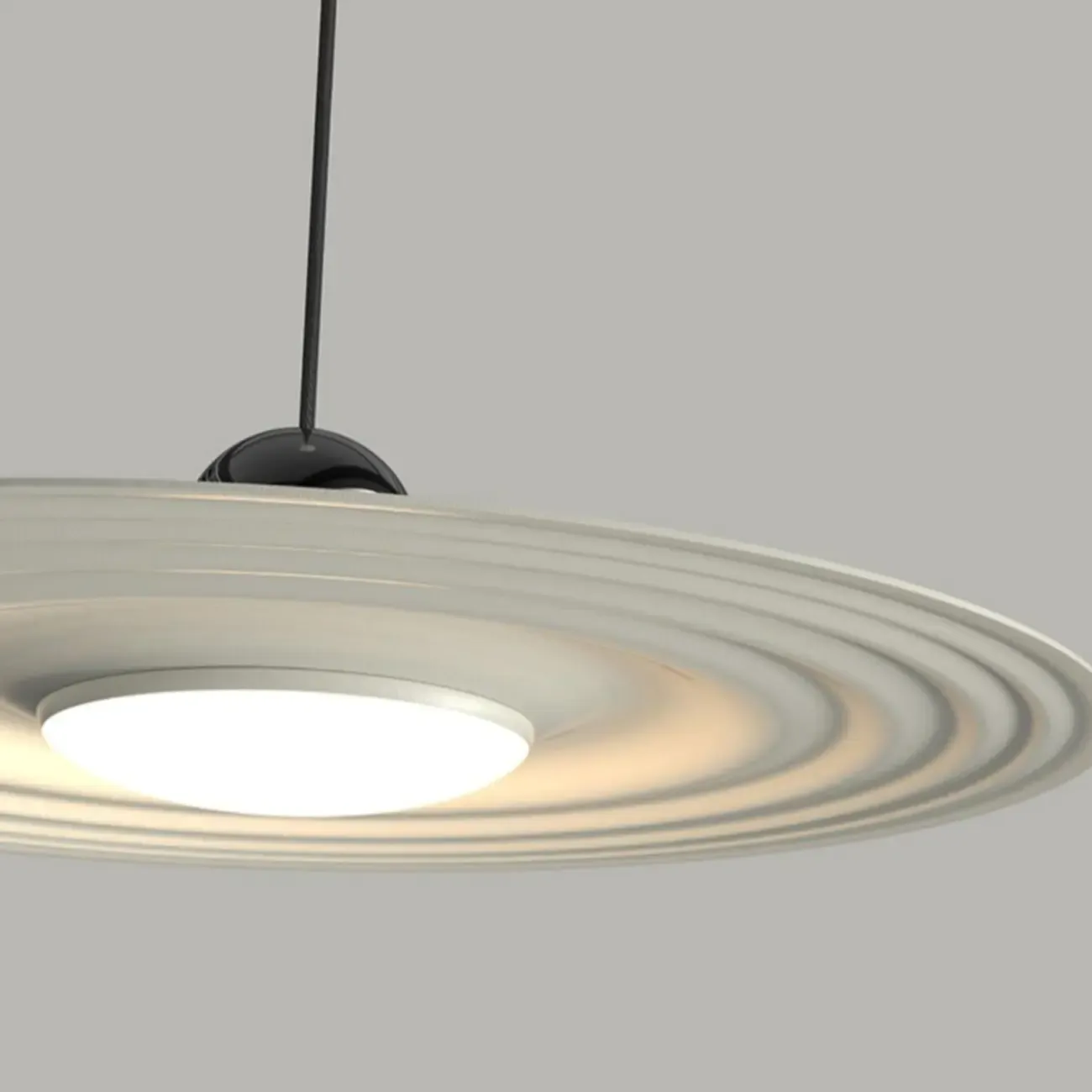 Ultra Modern Disc Metal Resin LED Kitchen Pendant Light