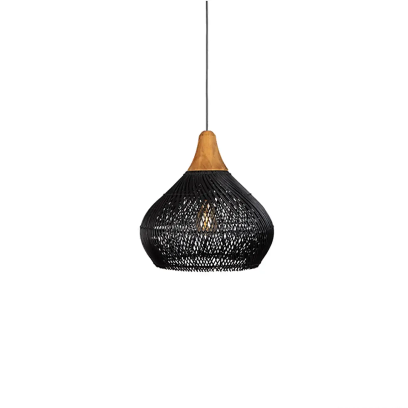 Wabi sabi style Rattan Bamboo Pendant Lights