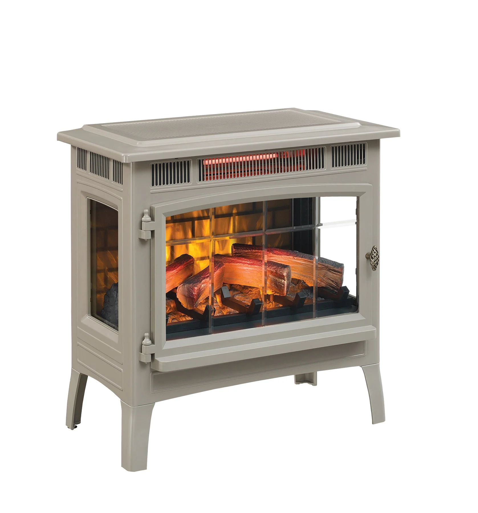 duraflame? Electric Infrared Fireplace Stove Heater with 3D Flame Effect