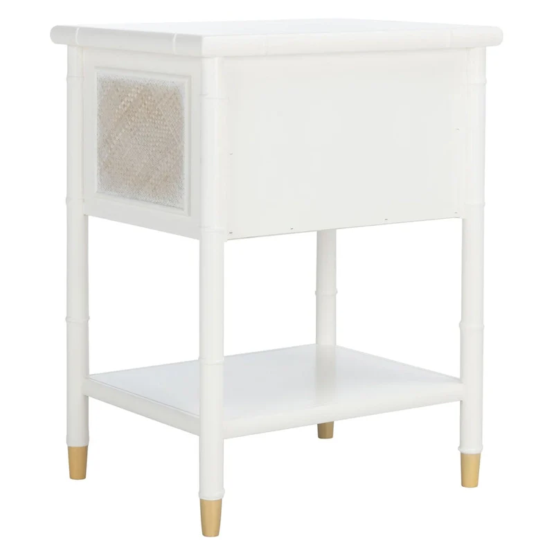 SAFAVIEH Dessa 2-Drawer 1-Shelf Accent Table. - 21 W x 18 D x 27 H - 21Wx18Dx27H