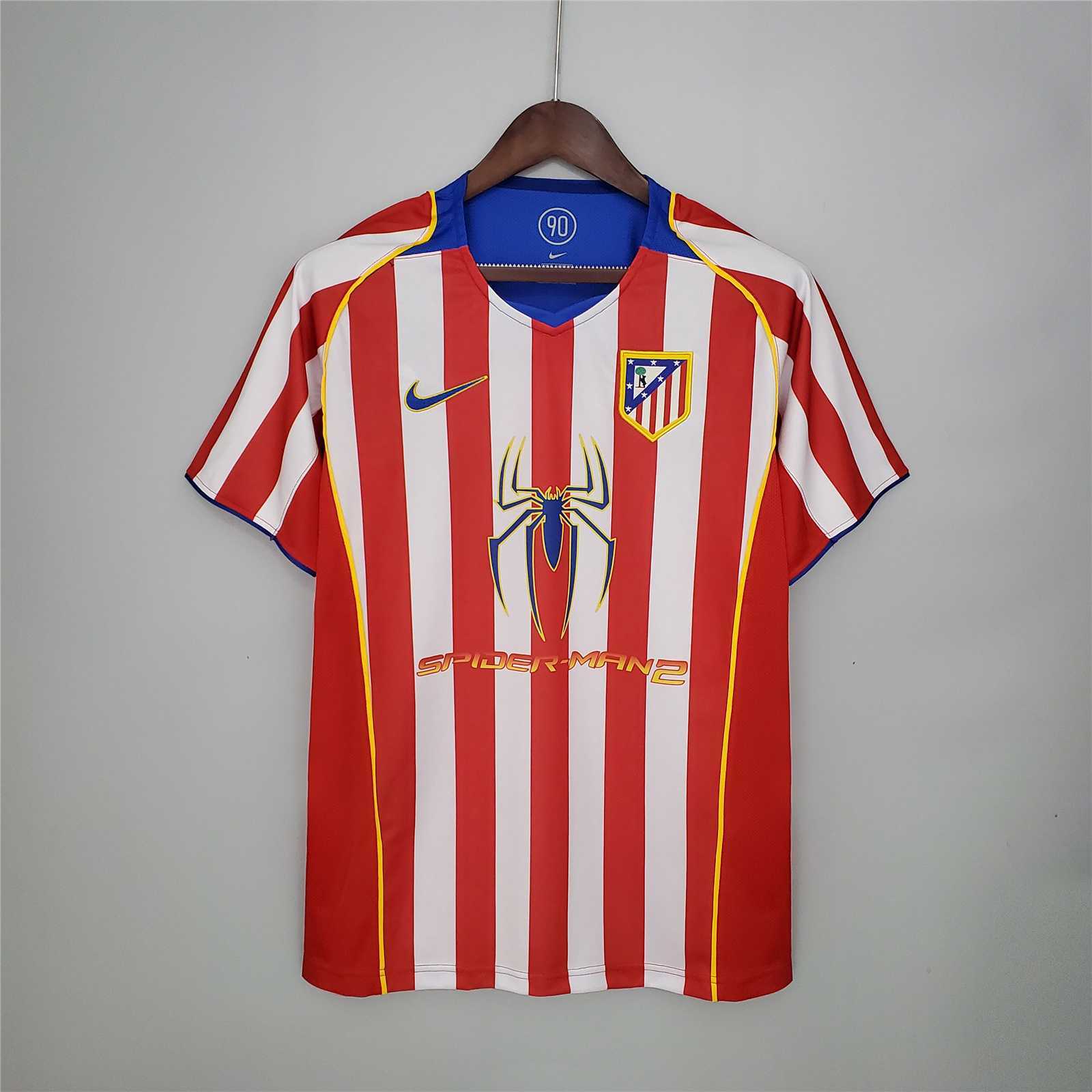 Maillot Retro Atlético Madrid domicile 2004/05
