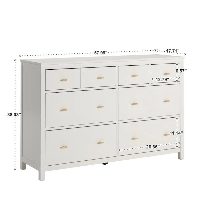 Lydia 8-Drawer Dresser by iNSPIRE Q Modern