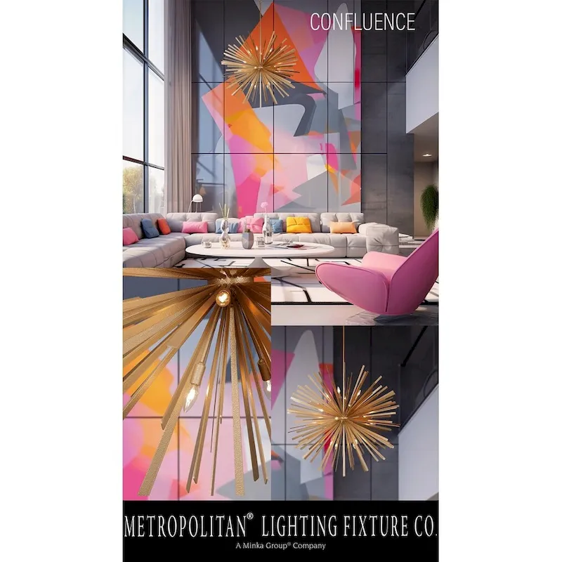 Metropolitan Confluence - 12 Light Pendant