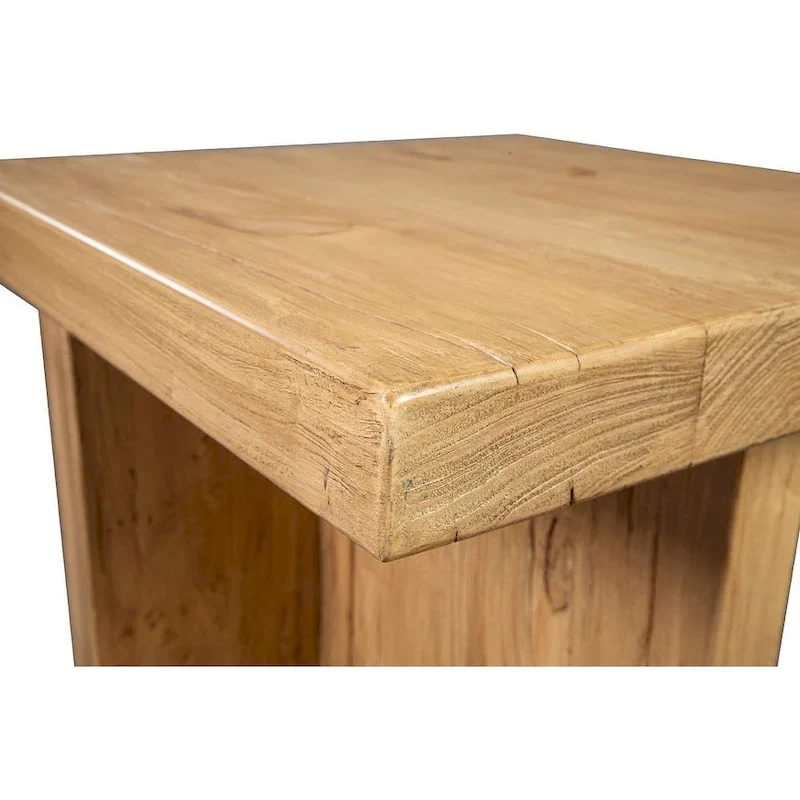 Bridges Reclaimed Elm Side Table, Natural