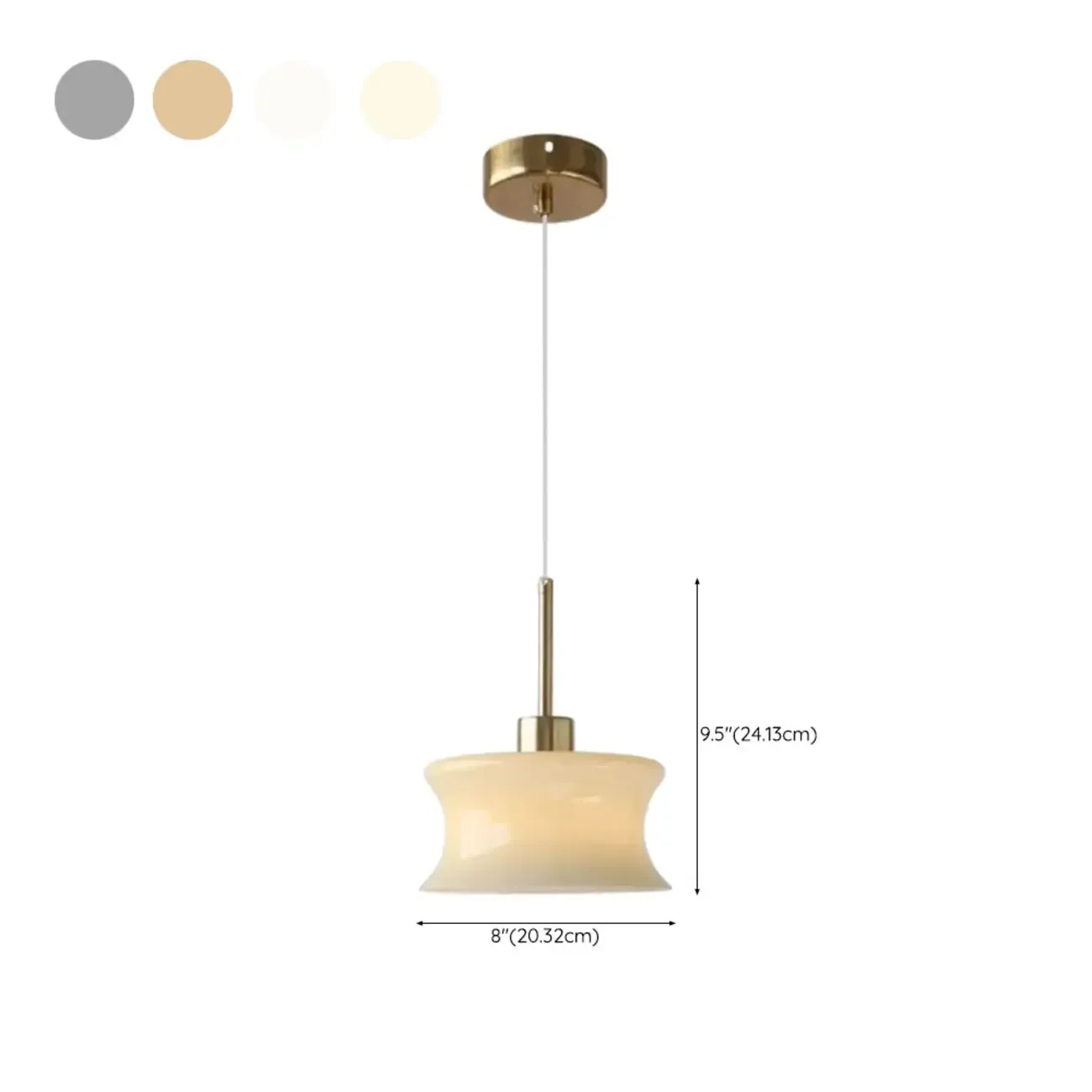 Modern Globe Glass Kitchen Pendant Lighting Height Adjustable