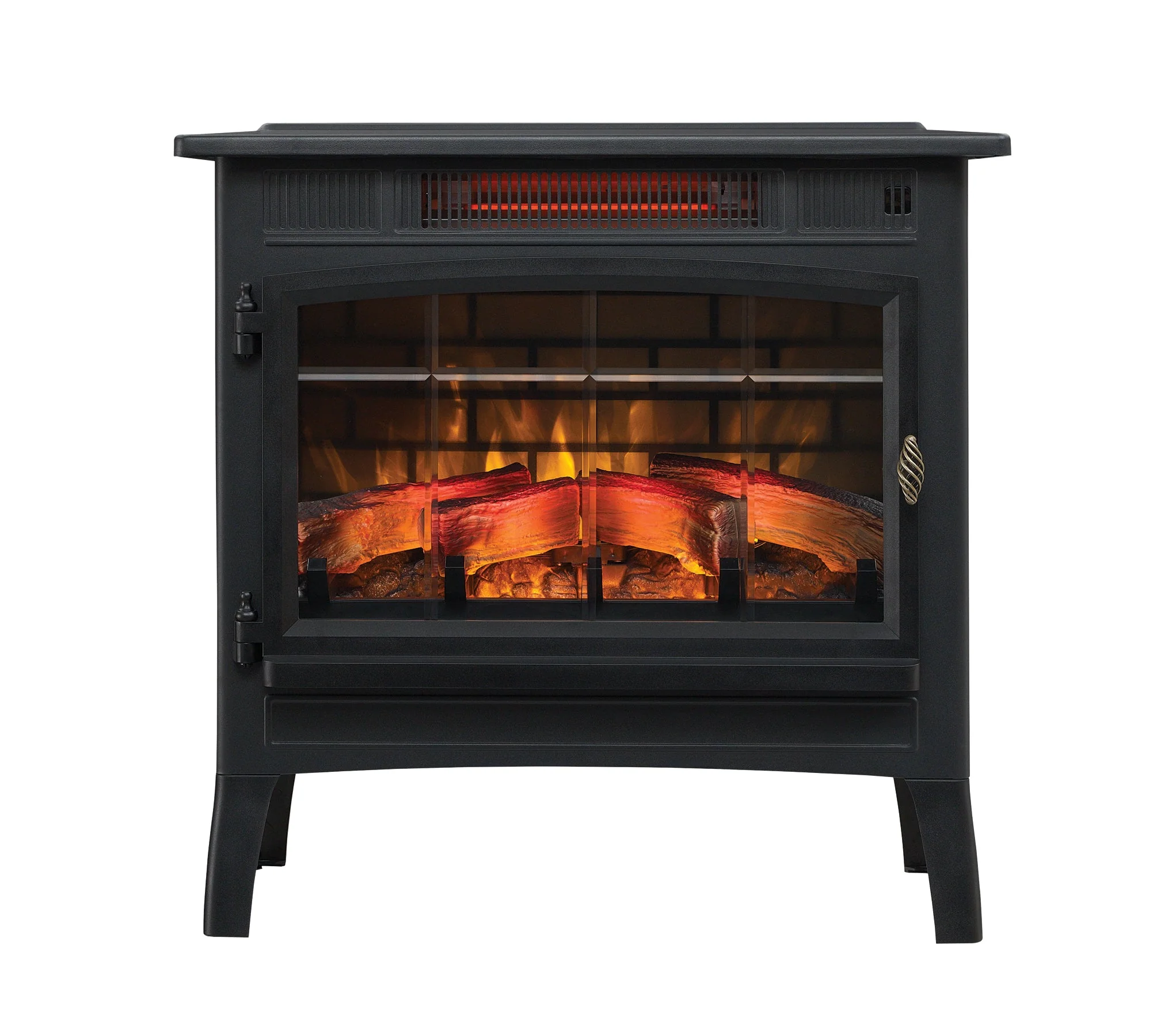 duraflame? Electric Infrared Fireplace Stove Heater with 3D Flame Effect