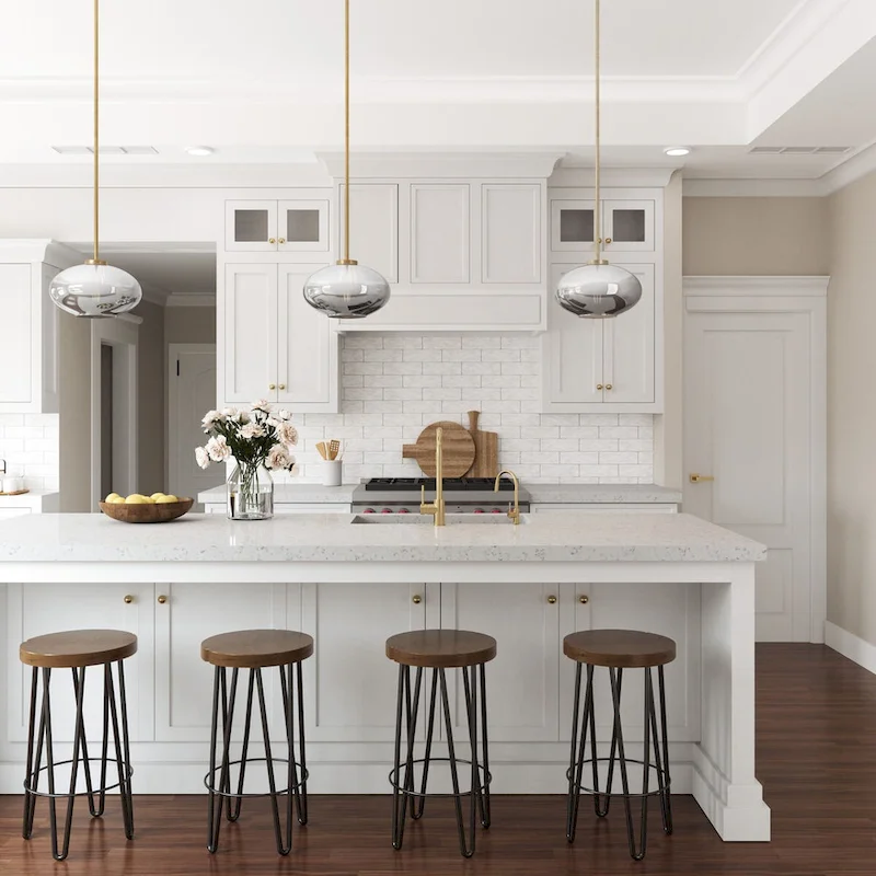 Brio Lighting Megan Glass Mini Pendant Light - 41.8