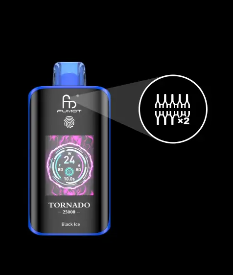 Fumot Tornado 25000 Dual-Mesh-Coil-Technologie