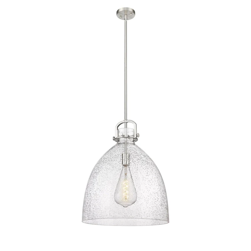 Innovations Lighting Newton Bell - 1 Light 18  Stem Hung Pendant