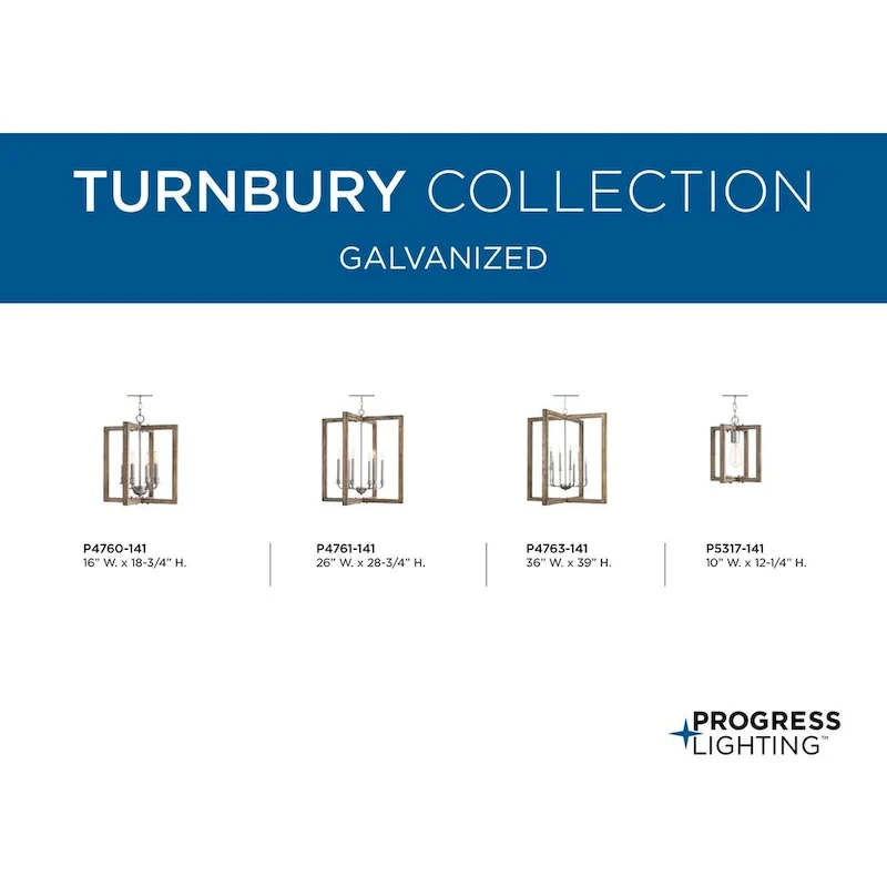 Progress Lighting P5317-141 Turnbury Metal Steel 1-light Mini Pendant - N/A