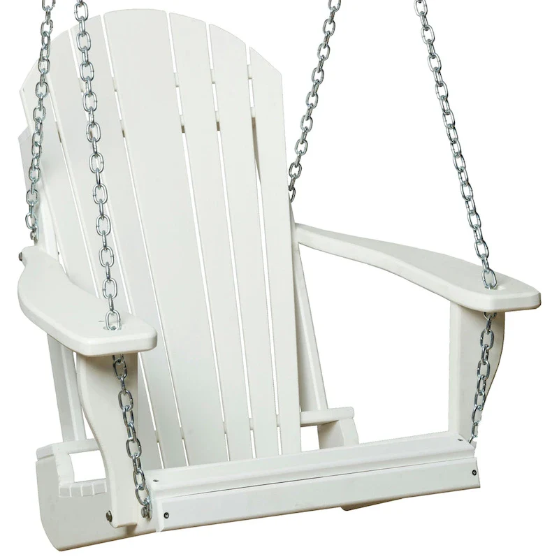 Poly Lumber Adirondack Swing Chair with Chains