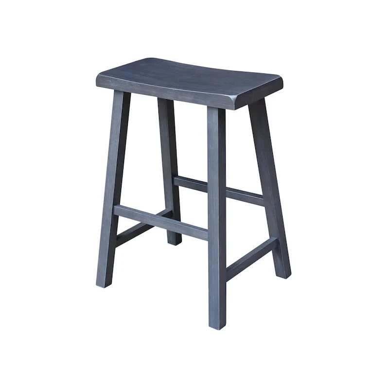 Saddle Seat Counter Height Stool - 24 in. Seat Height