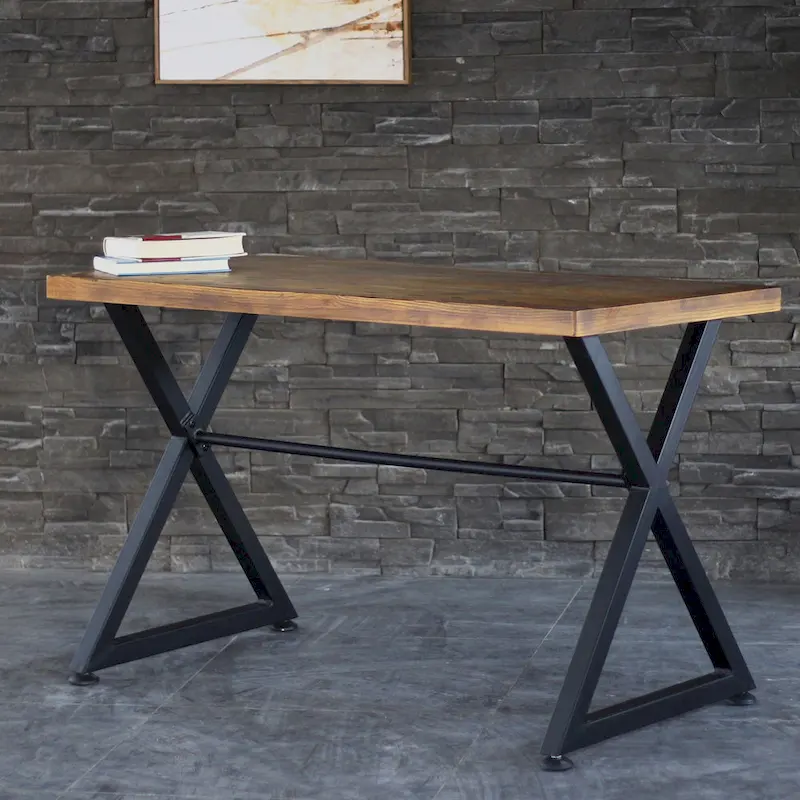 Carbon Loft Fowler Industrial Computer Desk Table