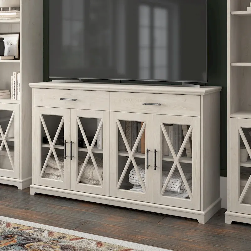 Lennox 60W Sideboard Buffet Cabinet with Drawers by Bush Furniture