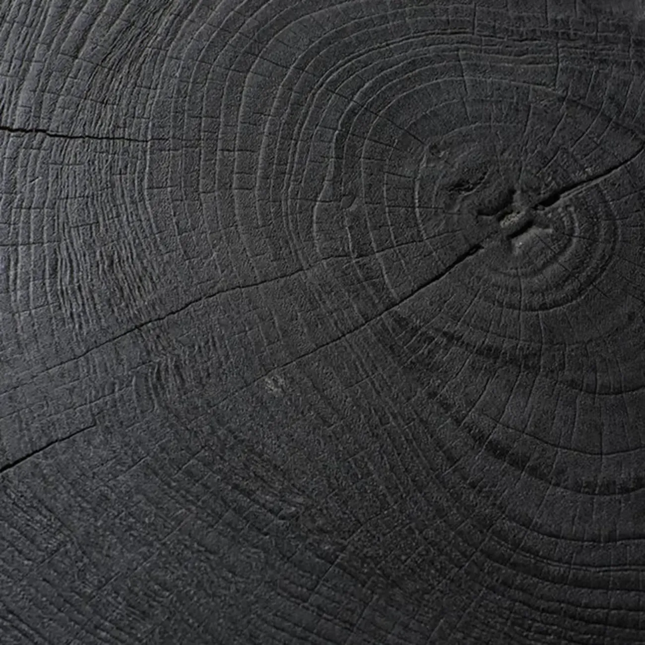 Small Round Modern Pine Wood Side Table with Drum Base